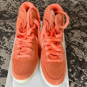 Nike Women's Sneakers in Bright Orange